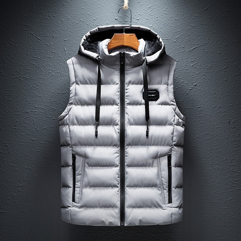 Duarte | Colete Puffer com Capuz Homem Acolchoado