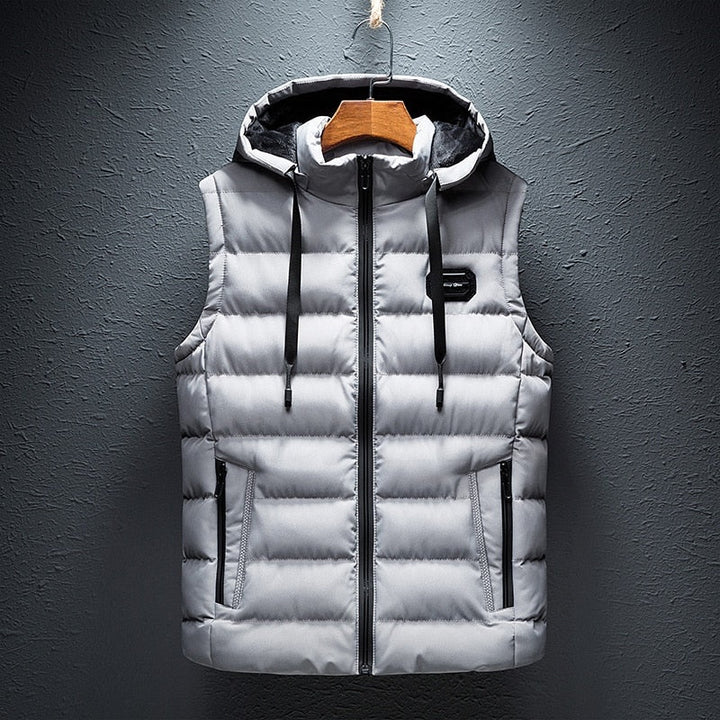 Duarte | Colete Puffer com Capuz Homem Acolchoado