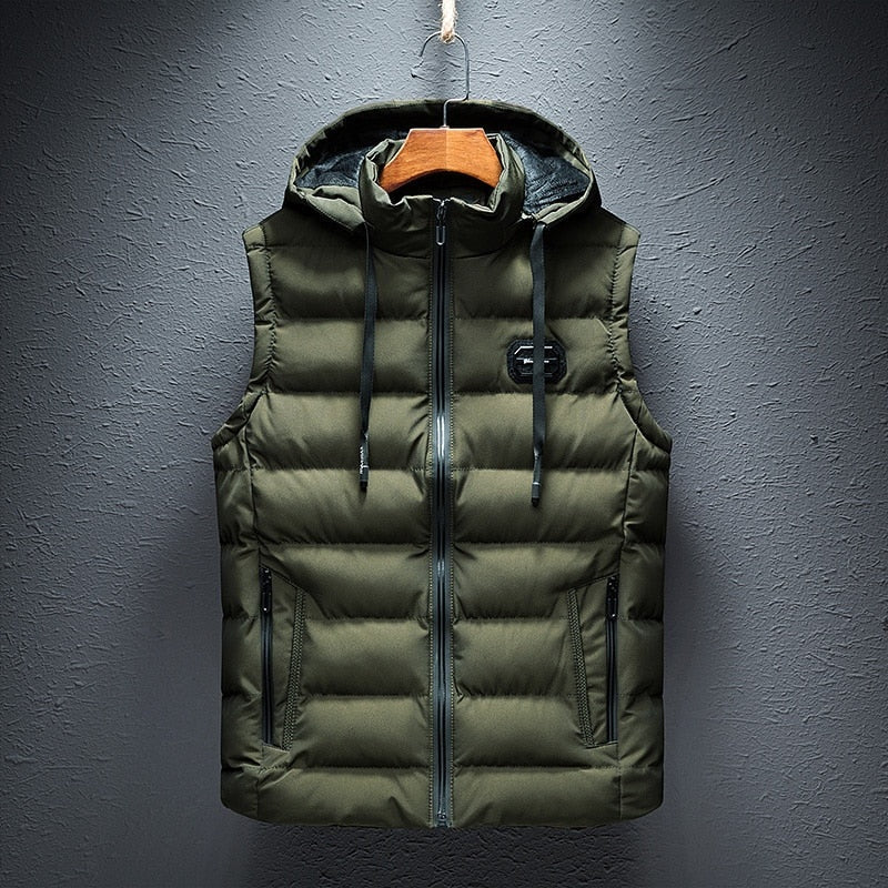Duarte | Colete Puffer com Capuz Homem Acolchoado