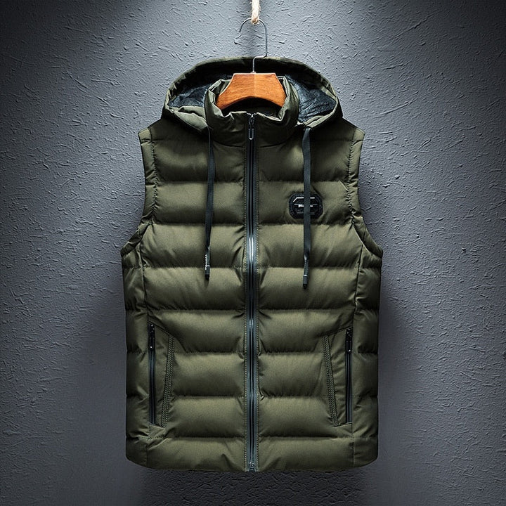 Duarte | Colete Puffer com Capuz Homem Acolchoado