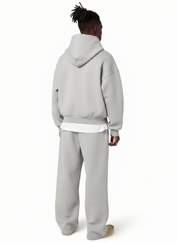Duarte | Conjunto Treino Homem Hoodie com Capuz Calças Perna Larga