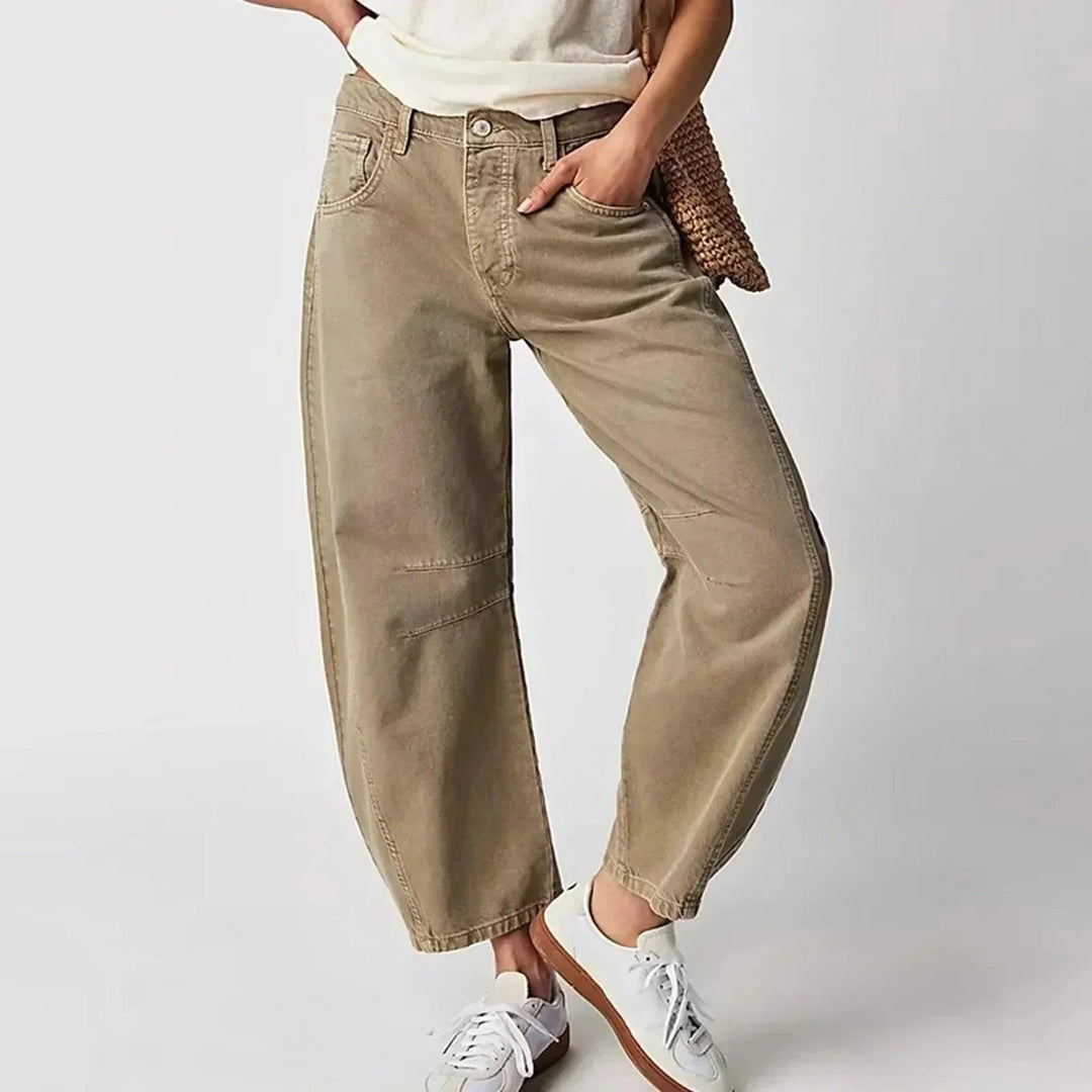 Elisabete | Jeans Mulher Corte Largo Cintura Alta