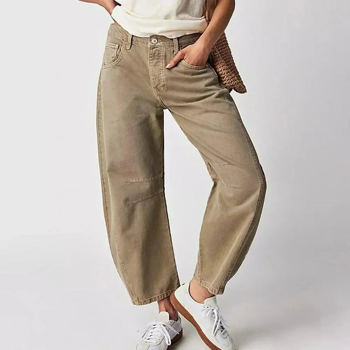 Elisabete | Jeans Mulher Corte Largo Cintura Alta