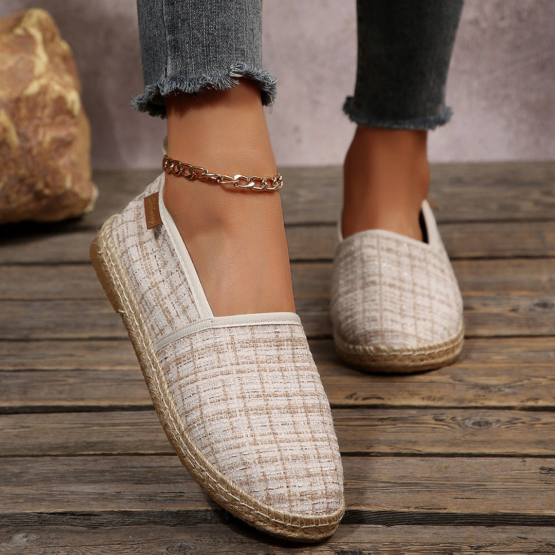 Eva | Alpercatas Mulher Slip-On Sola de Corda Têxtil