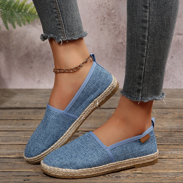 Eva | Alpercatas Mulher Slip-On Sola de Corda Têxtil