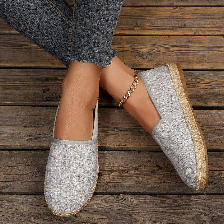 Eva | Alpercatas Mulher Slip-On Sola de Corda Têxtil