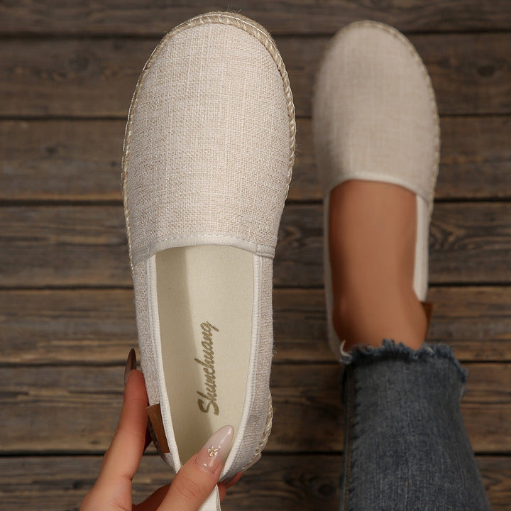 Eva | Alpercatas Mulher Slip-On Sola de Corda Têxtil
