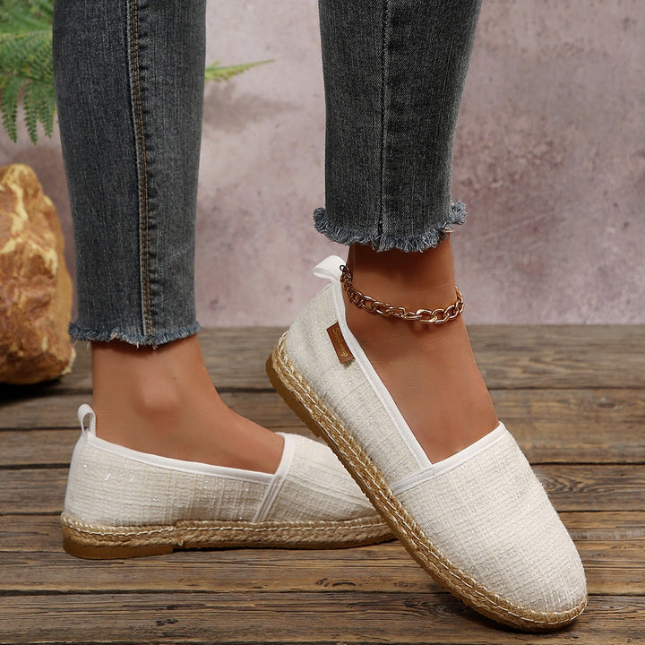 Eva | Alpercatas Mulher Slip-On Sola de Corda Têxtil