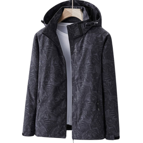 Eva | Parka Impermeável Estampada Mulher com Capuz