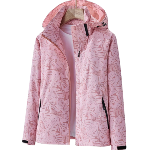 Eva | Parka Impermeável Estampada Mulher com Capuz