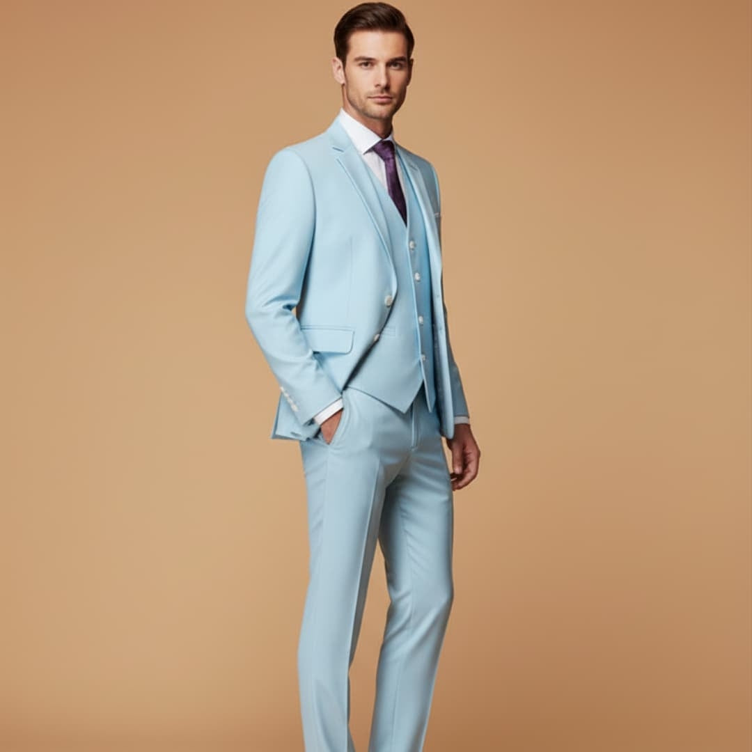 Álvaro | Fato Completo Três Peças Homem Slim Fit