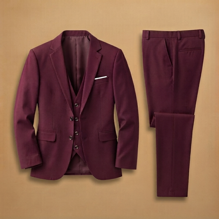 Fato de 3 Peças Homem Slim Fit Cerimónia