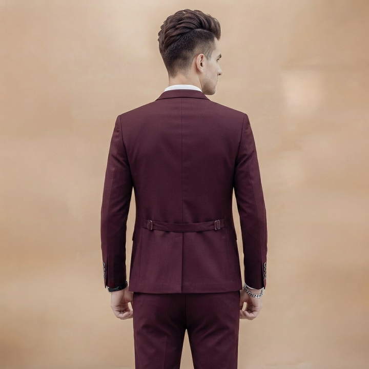 Fato de 3 Peças Homem Slim Fit Cerimónia