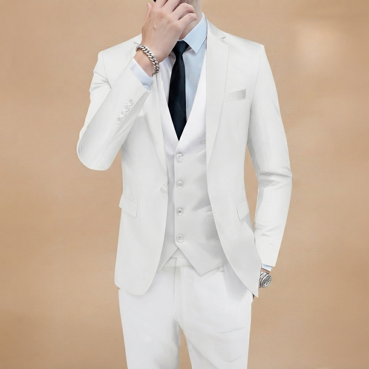 Fato de 3 Peças Homem Slim Fit Cerimónia