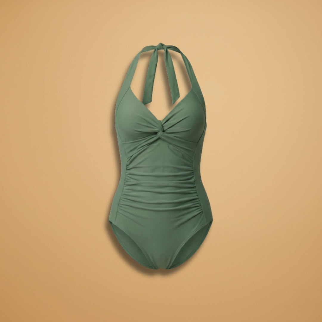 Mariana | Fato de Banho Inteiro Torcido Mulher Halter