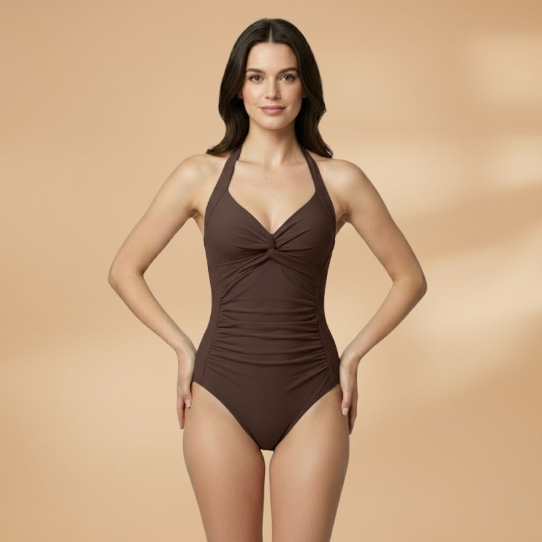 Mariana | Fato de Banho Inteiro Torcido Mulher Halter