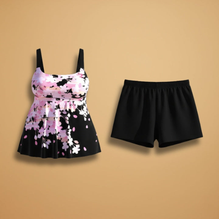 Matilde | Fato de Banho Tankini Estampado Mulher Duas Peças