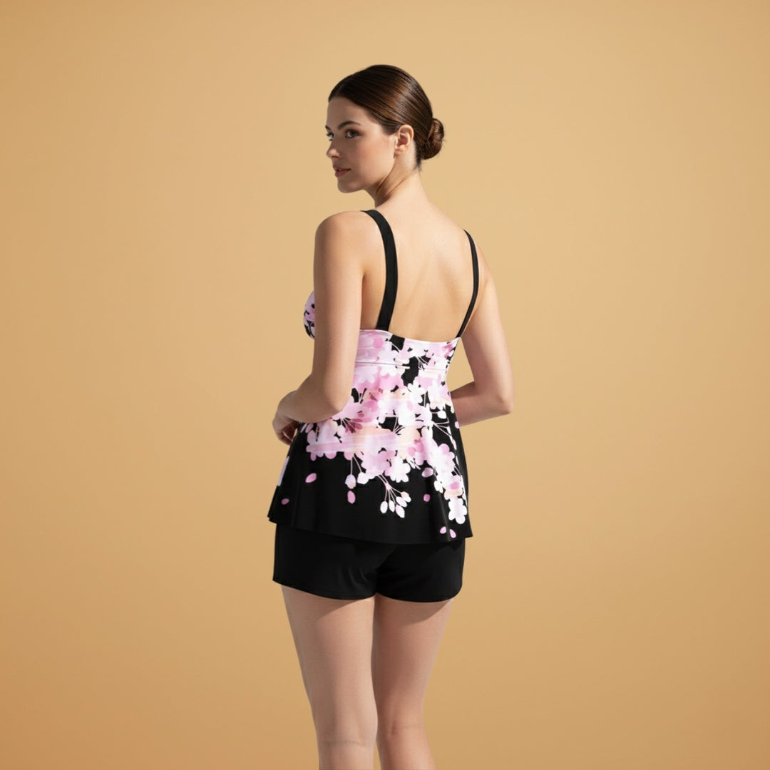Matilde | Fato de Banho Tankini Estampado Mulher Duas Peças