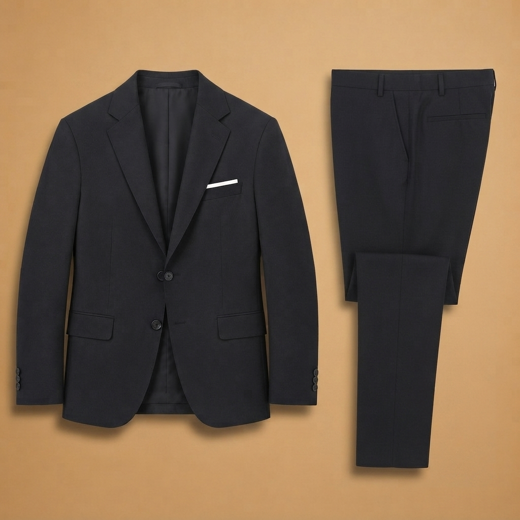 Fato Slim Fit Homem Blazer e Calças Corte Moderno