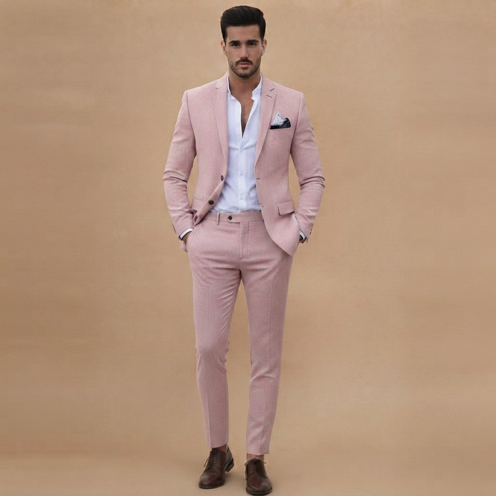 Fato Slim Fit Homem Conjunto Blazer e Calças