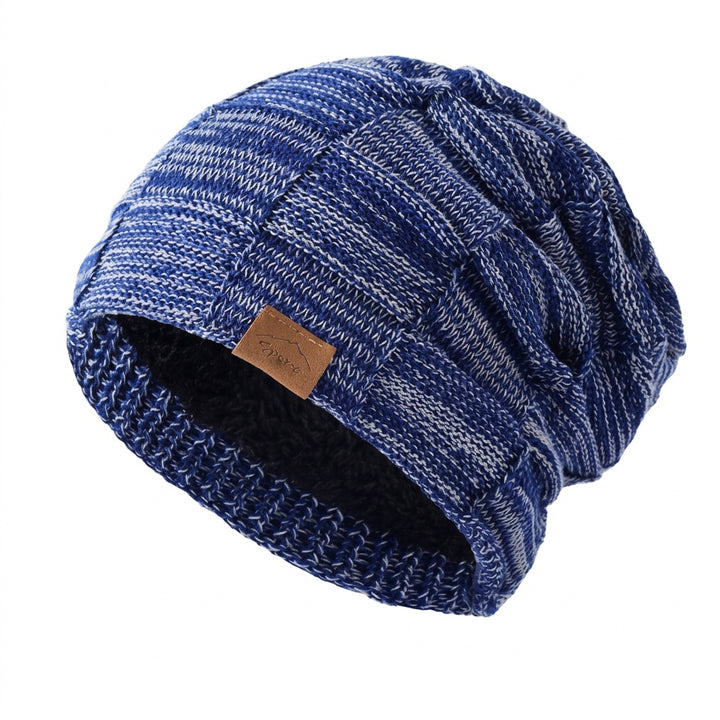 Fernanda | Gorro de Malha com Forro Polar Mulher Slouchy