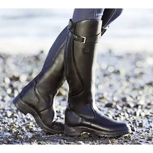Filipa | Botas Inverno Mulher Couro Cano Alto com Fivela