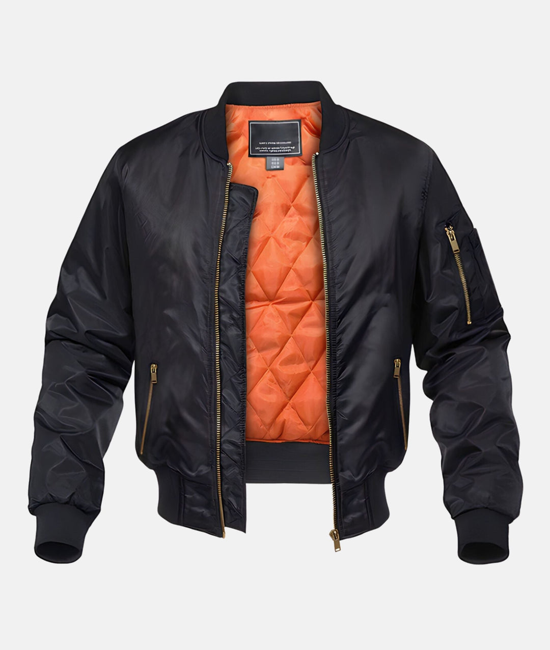 Filipe | Bomber Homem Forro Acolchoado Bolso Manga