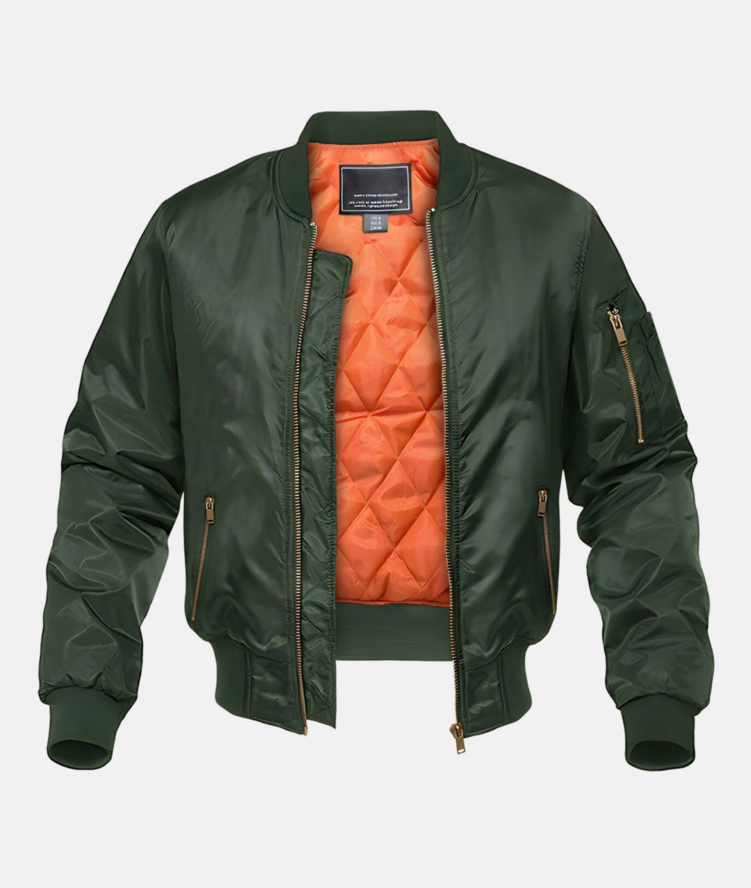 Filipe | Bomber Homem Forro Acolchoado Bolso Manga