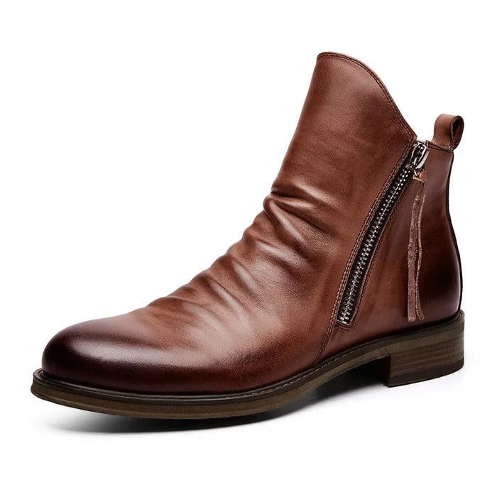 Filipe | Chelsea Boots de Couro Homem com Fecho Lateral