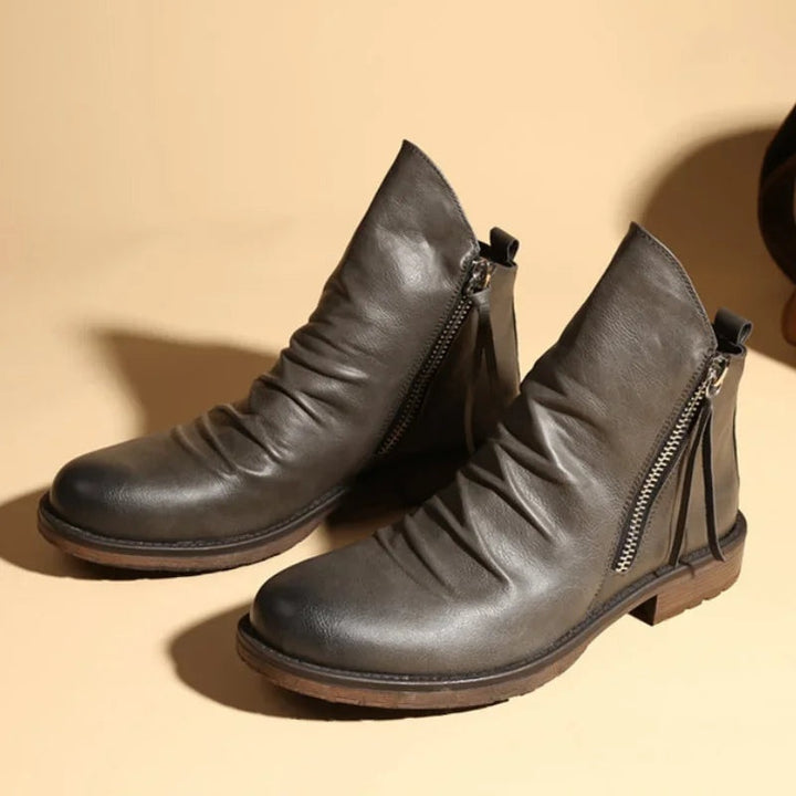 Filipe | Chelsea Boots de Couro Homem com Fecho Lateral