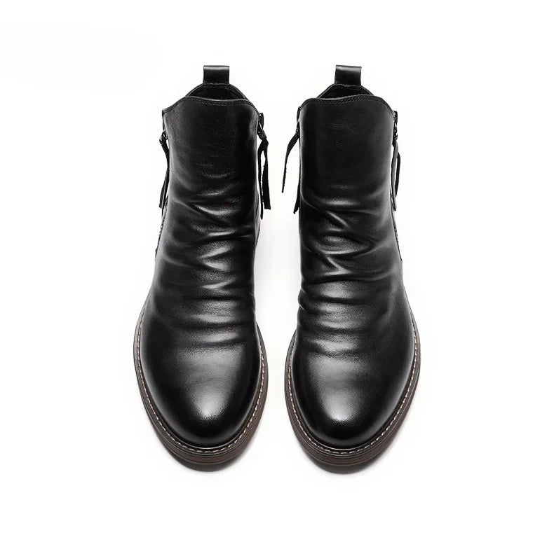 Filipe | Chelsea Boots de Couro Homem com Fecho Lateral