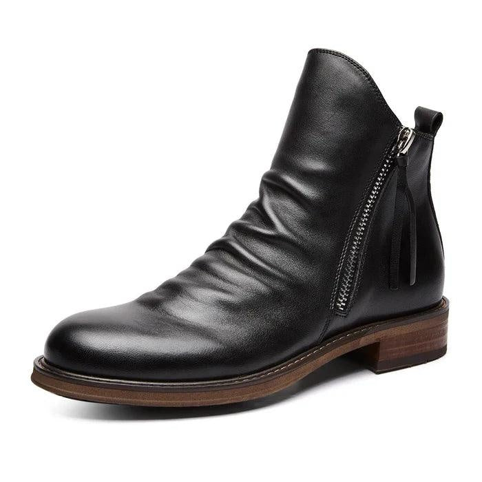 Filipe | Chelsea Boots de Couro Homem com Fecho Lateral