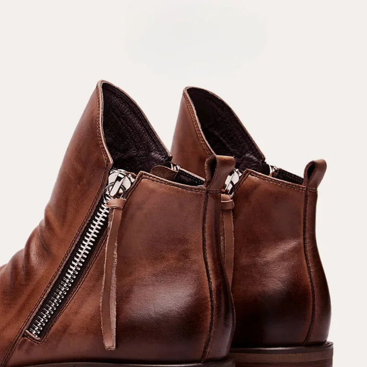 Filipe | Chelsea Boots de Couro Homem com Fecho Lateral