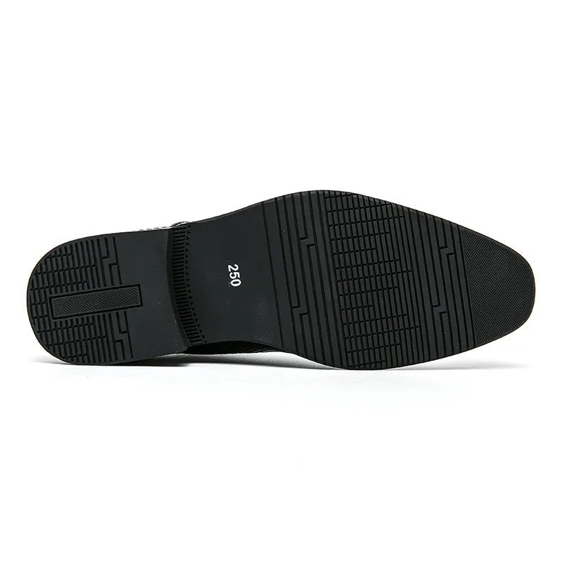 Francisco | Sapatos Oxford de Couro Texturado Homem com Atacadores