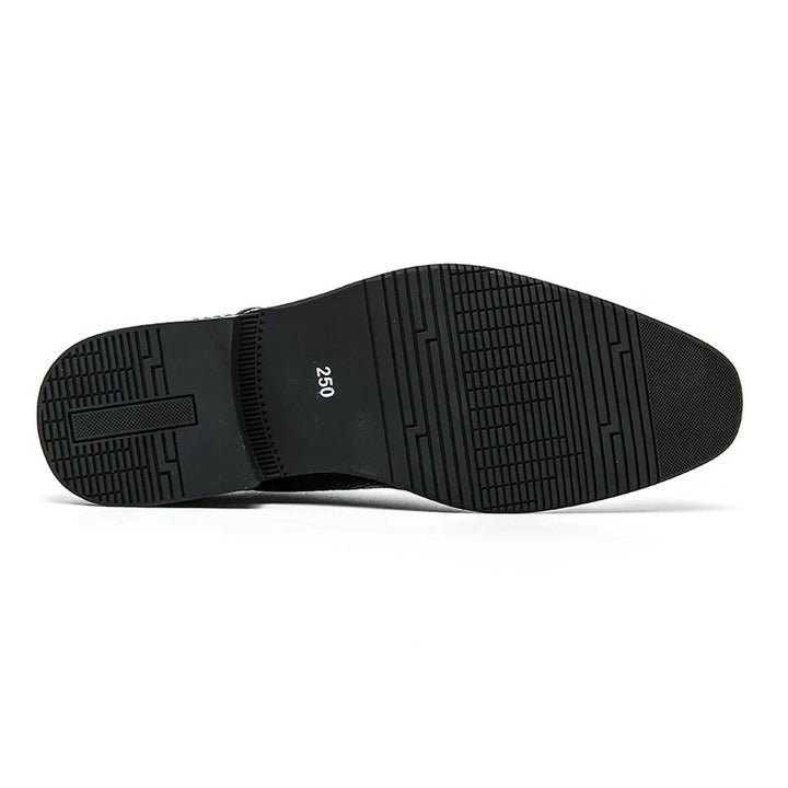 Francisco | Sapatos Oxford de Couro Texturado Homem com Atacadores