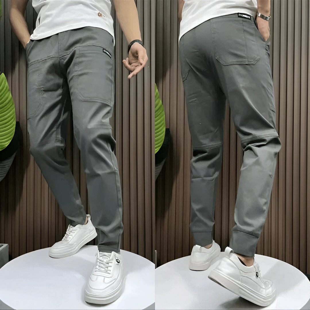 Gonçalo | Calças Cargo Homem Jogger com Bolsos Laterais