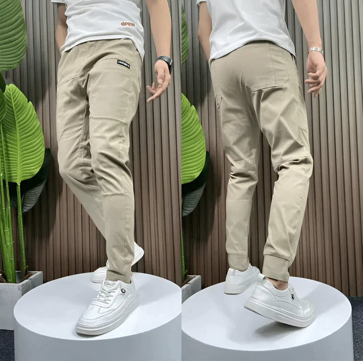 Gonçalo | Calças Cargo Homem Jogger com Bolsos Laterais