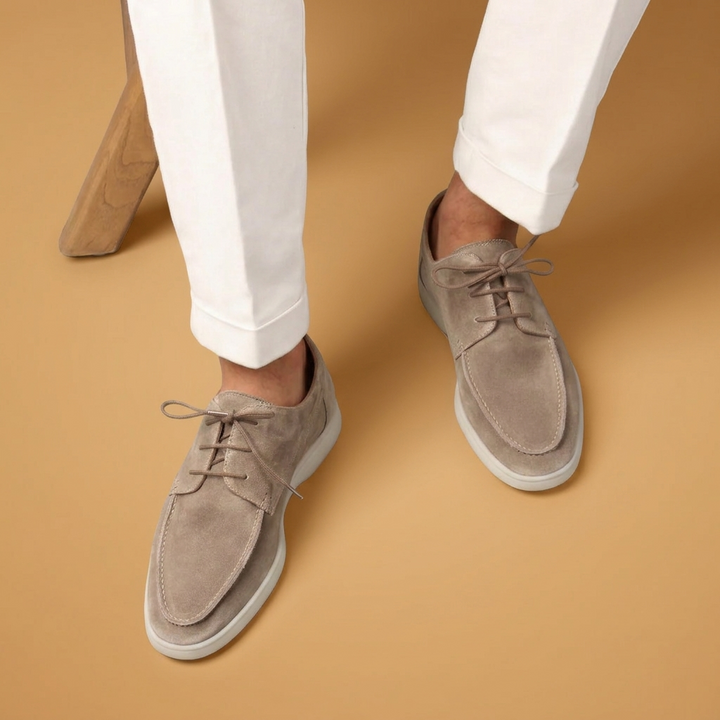 Gonçalo | Mocassins de Camurça Homem com Cordões