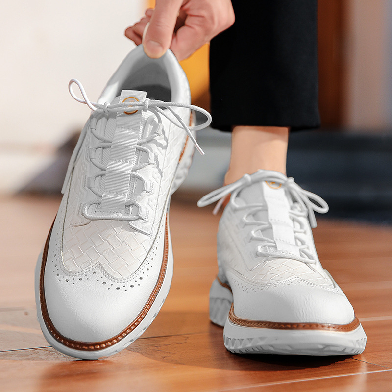 Gustavo | Sneakers Homem Estilo Oxford com Textura Tecida Sola Leve