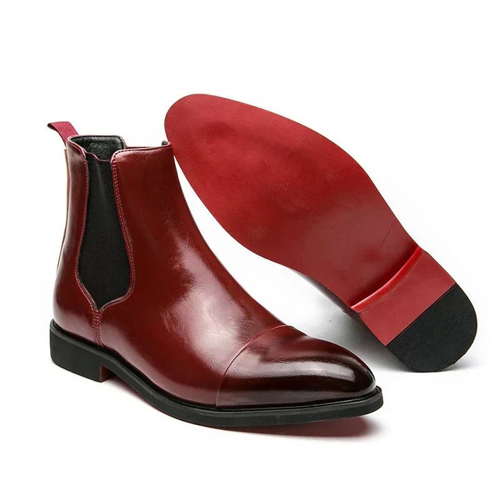 Henrique | Chelsea Boots de Couro Homem Sola Contrastante
