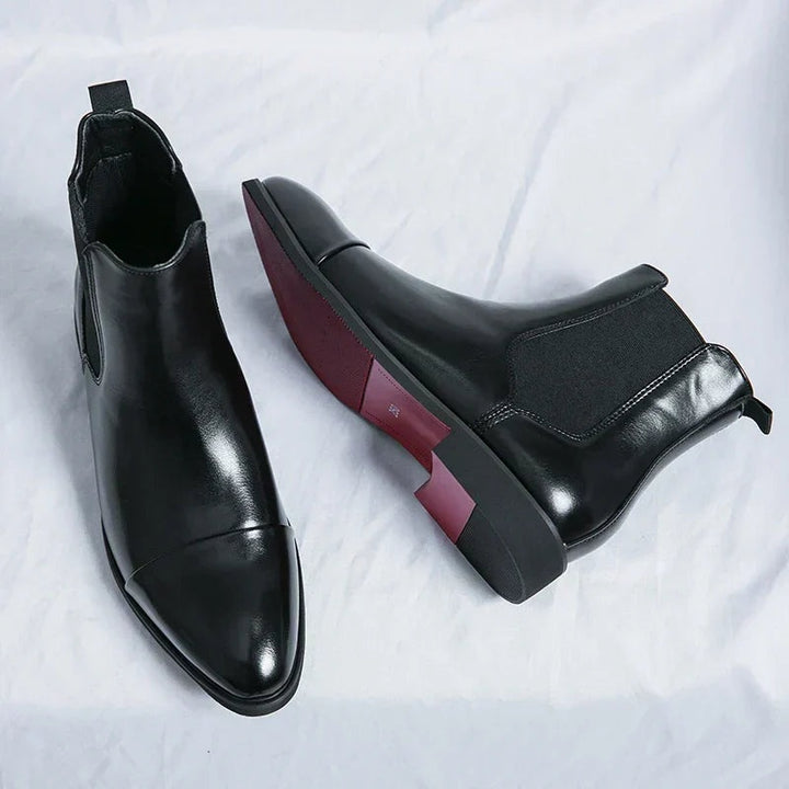 Henrique | Chelsea Boots de Couro Homem Sola Contrastante
