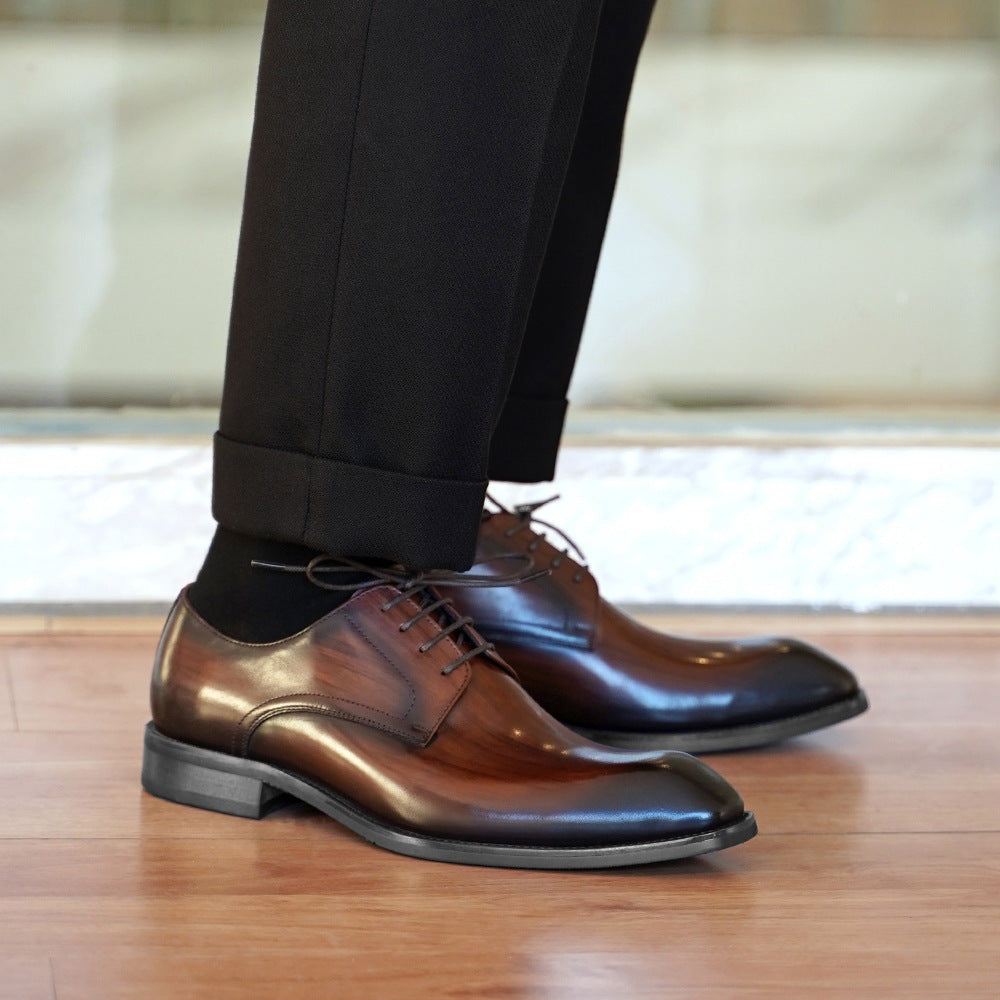 Henrique | Sapatos Oxford de Couro Homem com Atacadores