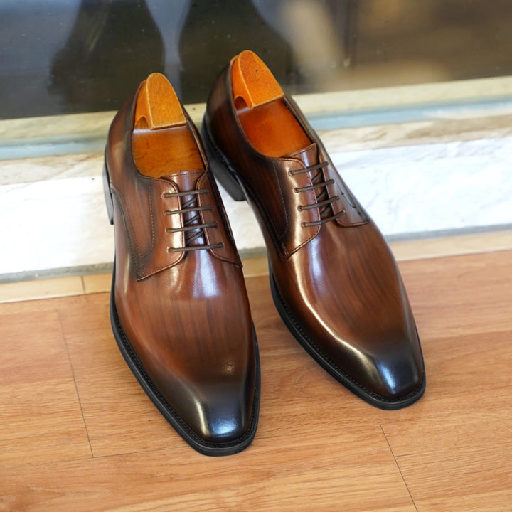 Henrique | Sapatos Oxford de Couro Homem com Atacadores