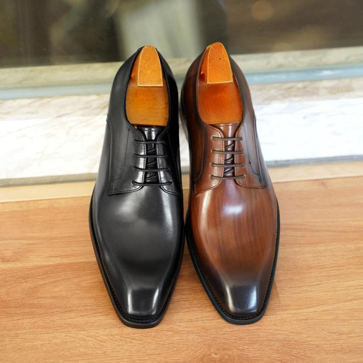 Henrique | Sapatos Oxford de Couro Homem com Atacadores