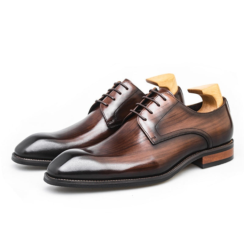 Henrique | Sapatos Oxford de Couro Homem com Atacadores