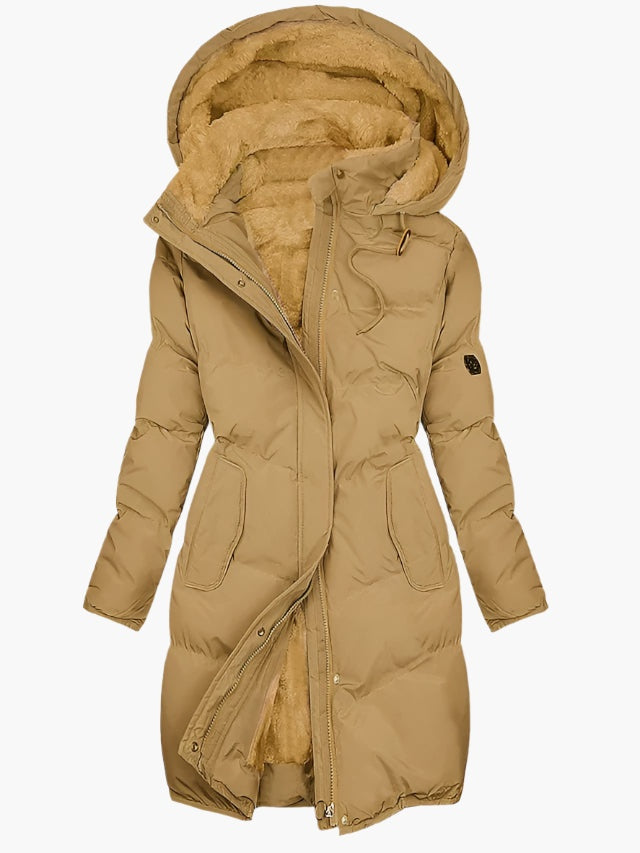 Inês | Parka Acolchoada Impermeável Mulher com Capuz Forrado
