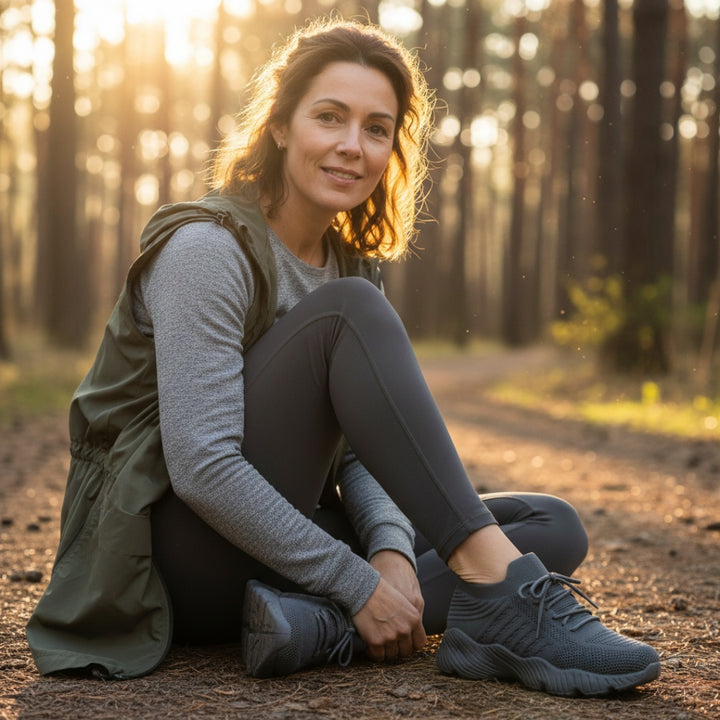 Inês | Sapatilhas de Corrida Knit Mulher Sola Grossa