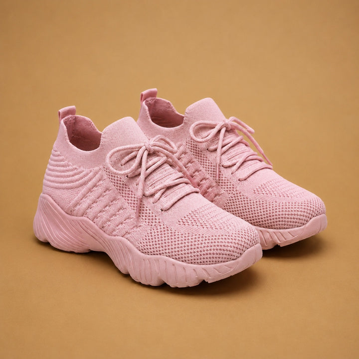 Inês | Sapatilhas de Corrida Knit Mulher Sola Grossa