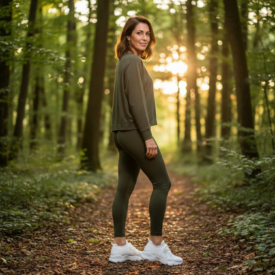 Inês | Sapatilhas de Corrida Knit Mulher Sola Grossa
