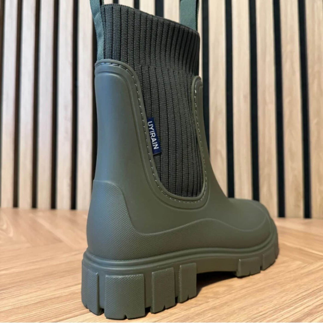 Irina | Botas Chelsea Impermeáveis Mulher Malha Sola Robusta